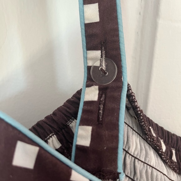 Brown Square Polka Dot R&K Originals Dress Size 14 - Picture 5 of 12